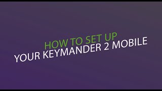 Keymander 2 Mobile Keyboard and Mouse Setup for iOS and Android Devices [upl. by Oinoitna]