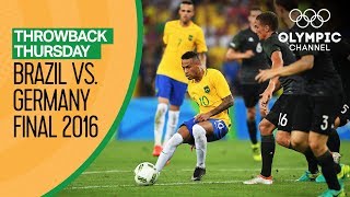 Brazil vs Germany  FULL Match  Mens Football Final Rio 2016  Throwback Thursday [upl. by Leidgam796]