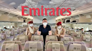 Emirates A380 INCREDIBLE Economy Class  Full Flight Review [upl. by Ayikat]