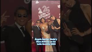 Nodal Angela Aguilar Marc Anthony y Nadia Ferreira Latin Grammy angelaaguilar nodal marcanthony [upl. by Mlehliw615]