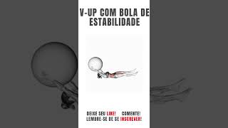 Como Fazer V Up com Bola de Estabilidade para Fortalecer o Abdômen [upl. by Linkoski784]