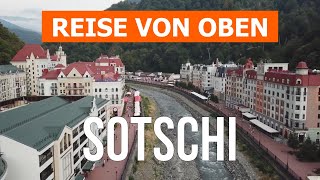 Sotschi Russland  Urlaub Tourismus Strände Reise Meer  Video 4k Drohne  Stadt Sotschi [upl. by Ailaza420]