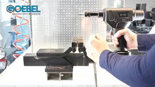 GOEBEL  GORN2 Cordless Rivet Nut Setter [upl. by Bottali531]