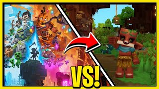 Minecraft Legends VS HYTALE  WHICH IS THE BEST [upl. by Gerkman]