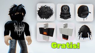 COMO CONSEGUIR ITEMS GRATIS EN ROBLOX 2024 Black ítems😱 [upl. by Ainegue]