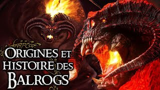 Lhistoire des BALROGS les démons de MORGOTH  Lore Of The Rings [upl. by Latashia]