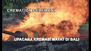 NGABEN Cremation Ceremony in Bali [upl. by Selma566]