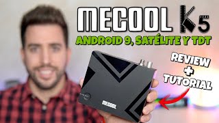 Mecool K5 el MEJOR Android TV Box BARATO con Satélite y TDT  Review y Tutorial [upl. by Dobson532]