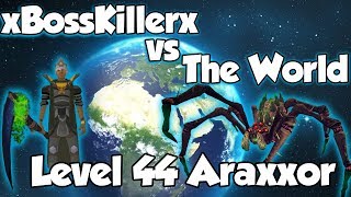 Level 44 vs Araxxor Lowest Rax Solo Ever Runescape 3 xBossKillerx Vs The World 6 [upl. by Modie]