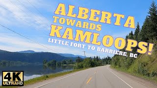 Little Fort To Barriere BC [upl. by Atiuqan]