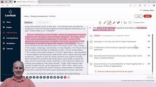 How to Identify Author Tone in a LSAT Passage Using LawHub Reading Comprehension Drill Set 3 [upl. by Aehsan]