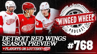 DETROIT RED WINGS NHL SEASON PREVIEW 20242025  Winged Wheel Podcast  Oct 9th 2024 [upl. by Ayoral]