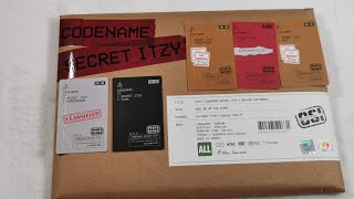 CODENAME SECRET ITZY Unboxing [upl. by Jacinto]