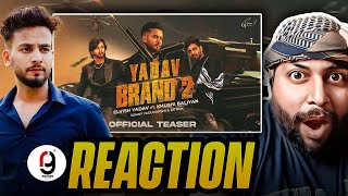 Elvish Yadav  Yadav Brand 2 Teaser Sunny Yaduvanshi  Ak Rok  Khushi Baliyan  REACTION BY RG [upl. by Thais504]