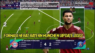 PES 2021  FORMASI TERBAIK BAYERN MUNCHEN SEASON UPDATE 2022 [upl. by Cyrus]