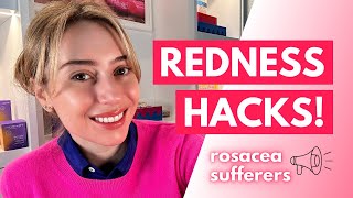 Best Hacks To Instantly Reduce Redness amp Rosacea  Dr Shereene Idriss [upl. by Kelci569]