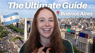 WHAT TO DO IN BUENOS AIRES ARGENTINA 2024  best tips from someone who lives here  travel guide 1 [upl. by Retlaw190]