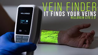 Vein Finder for IV Access  Hellovein Lite 20 Vein Finder Review [upl. by Papagena680]