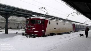 Tren blocat în zăpadă [upl. by Nylicaj482]