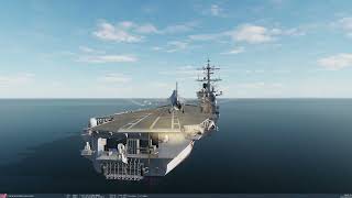 DCS F16 Carrier Landing onto USS Washington [upl. by Sanfred]