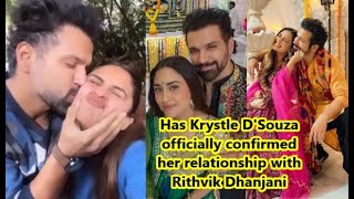 Krystle DSouza And Rithvikk Dhanjani Dating  Has Krystle officially confirmed her relationship [upl. by Duarte]