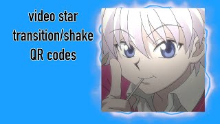 Video star transition and shake QR codes [upl. by Kee]