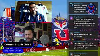 En Vivo Cobresal vs U de Chile por Chuncho tv [upl. by Egroeg]