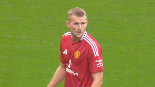 Matthijs de Ligt Manchester United DEBUT STARTER [upl. by Dreher]