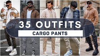 35 Ways to Style Cargo Pants for Fall 2022  CARGOS  Mens Fashion [upl. by Kcirddot]