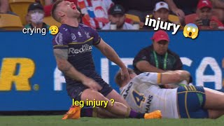 Video🔴 NRL Maroons Star Cameron Munster INJURED 😱 During DOMINANT Win Over Eels Storm vs Eels [upl. by Chipman706]