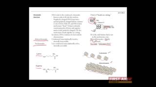 First Aid for the USMLE Step 1 BIOCHEM  01  Chromatin amp nucleotide structure [upl. by Ecidnacal]