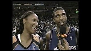 Richard Hamilton amp Chamique Holdsclaw  2000 2Ball Competition Last Place [upl. by Tilford]