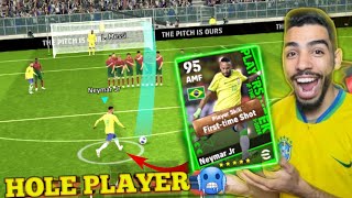 NEYMAR FIRST HOLE PLAYER CARD IN EFOOTBALL 🔥🐐 PACK OPENING  GAMEPLAY [upl. by Ariela963]