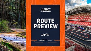 Route Preview  WRC FORUM8 Rally Japan 2024 [upl. by Naugan]