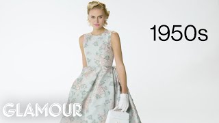 100 Years of Dresses  Glamour [upl. by Olnek]