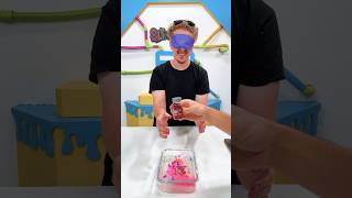 Blindfolded Slime Challenge pt 2 [upl. by Hatnamas358]