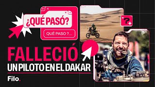 Dakar 2024 Murió el piloto Carles Falcón  ¿Qué pasó [upl. by Oaoj476]