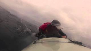 Great White Shark knocks kayaker into the Ocean Crazy Footage [upl. by Owain]