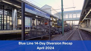 Blue Line 14Day Diversion Recap  April 1730 2024 [upl. by Eigroeg]