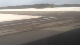 Landing at Stockholm Skavsta Airport NYO 20216 [upl. by Constancy53]