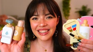 ASMR Wooden Skincare amp Makeup for Sleep layered sounds pampering [upl. by Cleland9]