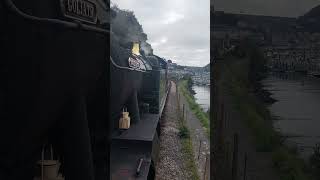 At Paignton Railway On 31st October 2024 With GWR 5239 Goliath Approaching Kingswear Station 👍🙂🚂 [upl. by Eugenia]