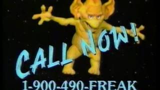 FREAK PHONE  1900490FREAK  2 Ads  High quality  80s MTV [upl. by Thrasher]