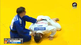 Judo IJF Grand Slam TelAviv 2023 60 kg Bronze KATZ Joshua AUS  VERSTRAETEN Jorre BEL [upl. by Yelsnia]