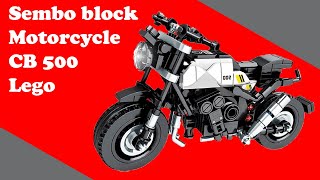 How to make LEGO Motorcycle Sembo Block 701130 fast Build  lego bike  full video [upl. by Eceinert]