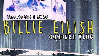 Billie Eilish Live – Concert Vlog  October 1 2024  Toronto [upl. by Aiclef]