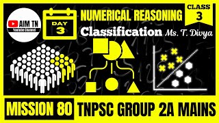 General Intelligence amp Reasoning  Class  3  Classification  Ms T Divya  Mission 80 [upl. by Ojytteb39]