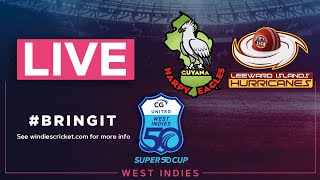 🔴 LIVE Guyana v Leeward Islands  CG United Super50 2023 [upl. by Elokkin]