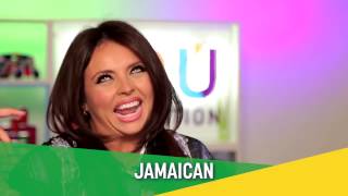 Little Mix  Jesy Nelson  Jamaican accent challenge in SLOW MO [upl. by Joappa284]