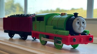 Thomas and Freinds Trackmaster 2009 Talking Percy Review and Run [upl. by Ivonne]